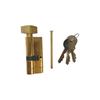 TESSI ""SNAP SAFE"" E/P CYL, THUMB TURN 40/30 BRASS