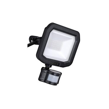 SMART FLOODLIGHT 20W 2300LM 5000K BLK PIR
