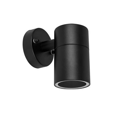 SS DEC GU10 WALL LIGHT - DWN BLK