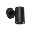 SS DEC GU10 WALL LIGHT - DWN BLK