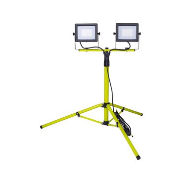 ECO TRIPOD BLK TWIN 5000LM 2X50W 5000K