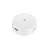 WHITE 4W 20A JUNCT BOX 89MM DIA (3.5"")