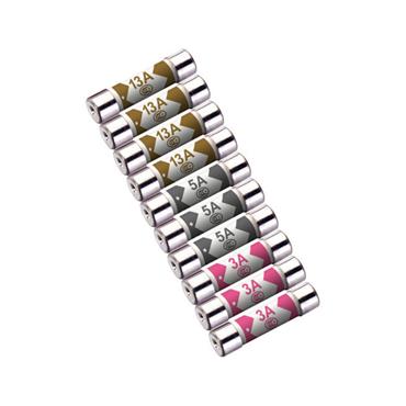 MIX FUSE PACK 10PCS 4X13A 3X3A 3X5A
