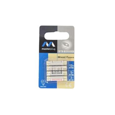 MIX FUSE PACK 4PCS 3A 5A 2X13A