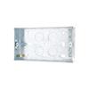 STEEL KNOCKOUT BOX DOUBLE 25MM