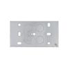 STEEL KNOCKOUT BOX DOUBLE 35MM