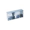 STEEL KNOCKOUT BOX DUAL 35MM