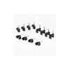 ROUND CABLE CLIP 7MM QTY 50 (BLACK)