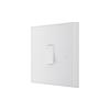 WH SQ SINGLE 20A 16AX 1 WAY SWITCH