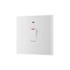 WH SQ 20A DP SWITCH + LED INDICATOR