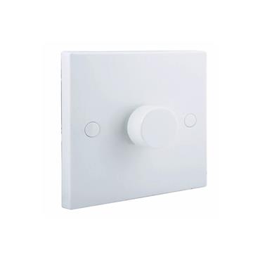 WH SQ SINGLE 2 WAY LED DIMMER SWITCH