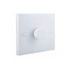 WH SQ SINGLE 2 WAY LED DIMMER SWITCH