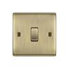 NXS ANT BRASS SINGLE 2 WAY 20A 16AX SWITCH