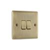 NXS ANT BRASS DOUBLE 2 WAY 20A 16AX SWITCH