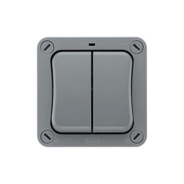 WEATHERPROOF DOUBLE 2-WAY 20A SWITCH