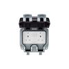 WEATHERPROOF 13A DOUBLE SWITCHED SOCKET