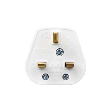 13AMP PLUG FUSED WHITE