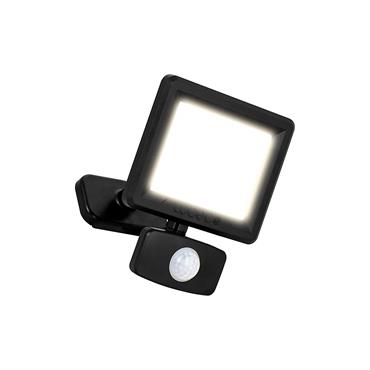 LUCECO ESSENCE 10W PIR FLOOD DUSK/DAWN BLK