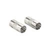 ROSS COAXIAL CABLE COUPLERS - NICKEL - (2 PACK)