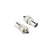 ROSS COAXIAL CABLE PLUGS - NICKEL - (2 PACK)