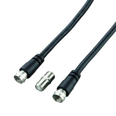ROSS 10M F-SAT CABLE WITH FEMALE TO FEMALE COUPLER