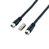ROSS 3M F-SAT CABLE WITH FEMALE TO FEMALE COUPLER