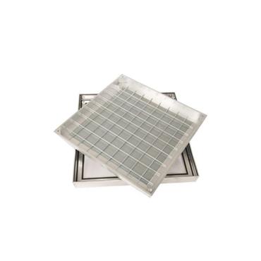 ALUMINIUM TRI SEAL COVER 410X410X60MM PEDESTRIAN