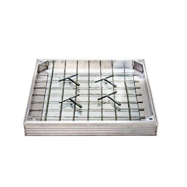 ALUMINIUM TRI SEAL COVER 510X510X60MM PEDESTRIAN