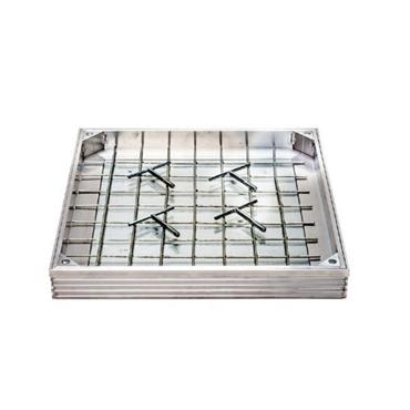 ALUMINIUM TRI SEAL COVER 610X610X60MM PEDESTRIAN