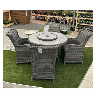 AMALFI 4-SEAT ROUND 2026 GREY CR PTD