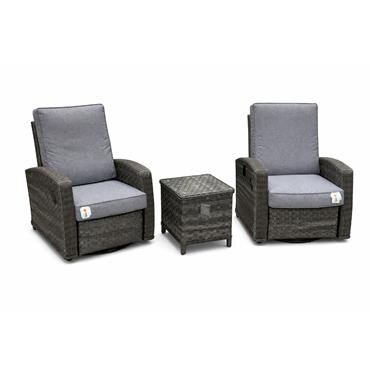 AMALFI 360 SWIVEL RELAXER BISTRO SET 2026