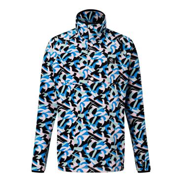 D2B PRINTED FLEECE ABSTRACT SWIRL PRINT