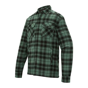 REGATTA Spennith Shacket Dark Forest/Black Check