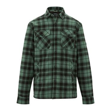REGATTA Spennith Shacket Dark Forest/Black Check