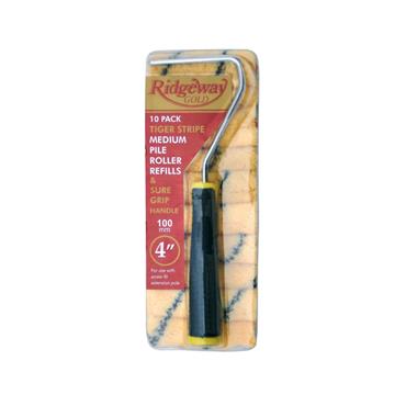 FLEETWOOD 4" TIGER STRIPE WITH 10 SLEEVES AND HANDLE