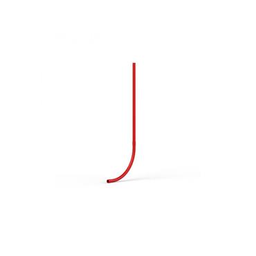 RED DUCTING BEND HOCKEY STICK 50MM ESB