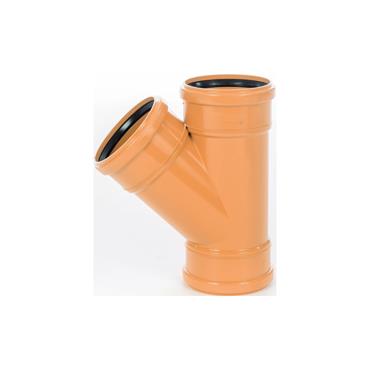 WAVIN OBLIQUE BRANCH 6"" X 4"" 45D T/S