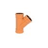 WAVIN OBLIQUE BRANCH 4"X 4" 45D D/S 3032511