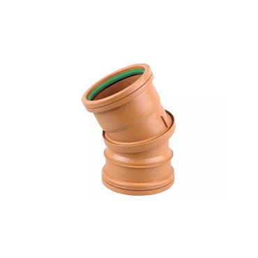 WAVIN DOUBLE SOCKET ADJUSTABLE BEND 0-30D 4