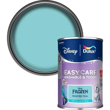 Dulux Easycare Disney Frozen Matt Wall and Ceiling Paint 1.25 Litre - Frosted Teal