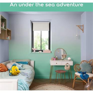 Dulux Easycare Disney The Little Mermaid Matt Wall and Ceiling Paint 1.25 Litre - Mermaid Splash