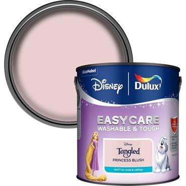 Dulux Easycare Disney Tangled Matt Wall and Ceiling Paint 2.5 Litre - Princess Blush