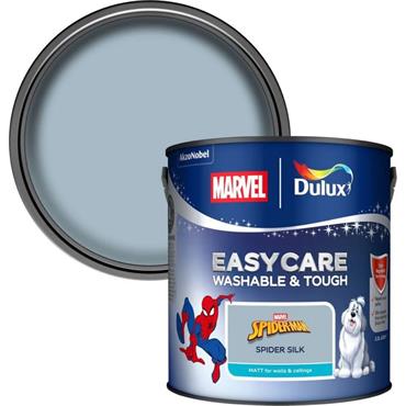 Dulux Easycare Disney MARVEL Spiderman Matt Wall and Ceiling Paint 2.5 Litre - Spider Silk