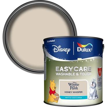 Dulux Easycare Disney Winnie The Pooh Matt Wall and Ceiling Paint 2.5 Litre - Honey Whisper