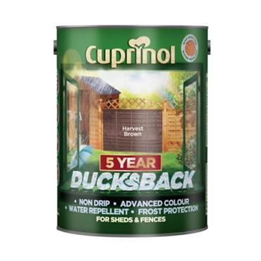 5L CUPRINOL 5 YEAR DUCKSBACK HARVEST BROWN