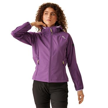 REGATTA WOMENS BOURDA SOFTSHELL LILAC 12L