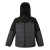 REGATTA KIDS LOFTHOUSE JKT BLACK/DPIMENTO 5-6YRS