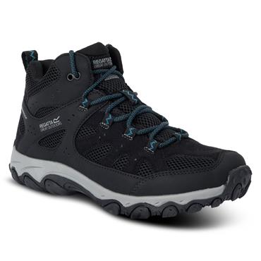 REGATTA WOMENS EDGEPOINTIV SHOE BLACK/BLU EU38/UK5