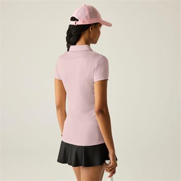 REGATTA WOMENS REMEX POLO SHIRT POWDER LILAC 14