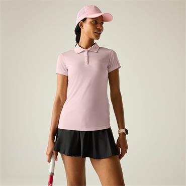 REGATTA WOMENS REMEX POLO SHIRT POWDER LILAC 16